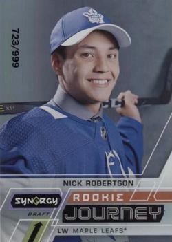 2020-21 Upper Deck Synergy - Rookie Journey Draft #RJ-NR Nick Robertson Front