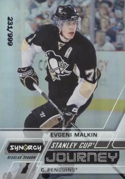 2020-21 Upper Deck Synergy - Stanley Cup Journey Regular Season #CJ-EM Evgeni Malkin Front