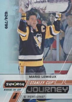 2020-21 Upper Deck Synergy - Stanley Cup Journey Winning the Cup #CJ-ML Mario Lemieux Front