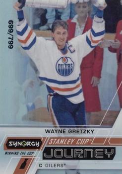 2020-21 Upper Deck Synergy - Stanley Cup Journey Winning the Cup #CJ-WG Wayne Gretzky Front