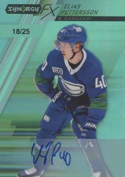 2020-21 Upper Deck Synergy - Synergy FX Green #FX-24 Elias Pettersson Front