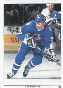 1990-91 Panini Super Poster Quebec Nordiques #6 Paul Gillis Front