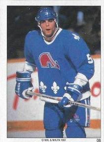 1990-91 Panini Team Stickers Quebec Nordiques #8 Stephane Guerard Front