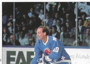 1990-91 Panini Team Stickers Quebec Nordiques #C Guy Lafleur Front