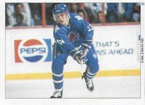 1990-91 Panini Team Stickers Quebec Nordiques #H Mats Sundin Front