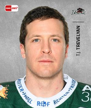 2020-21 Playercards Stickers (DEL) #021 T.J. Trevelyan Front