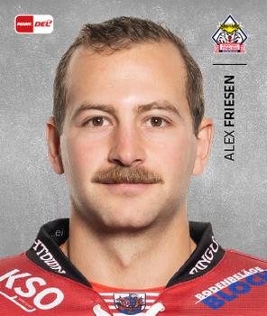 2020-21 Playercards Stickers (DEL) #066 Alex Friesen Front