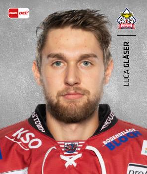 2020-21 Playercards Stickers (DEL) #067 Luca Glaser Front