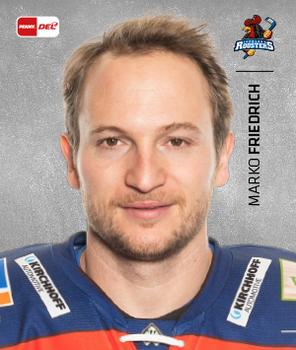 2020-21 Playercards Stickers (DEL) #152 Marko Friedrich Front