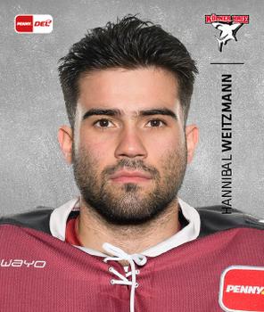 2020-21 Playercards Stickers (DEL) #160 Hannibal Weitzmann Front