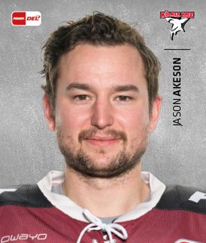 2020-21 Playercards Stickers (DEL) #176 Jason Akeson Front