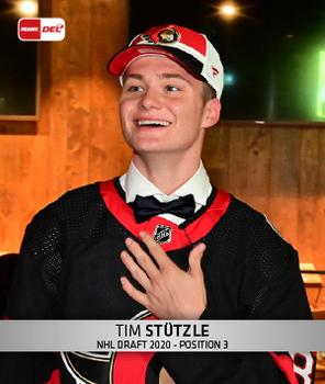 2020-21 Playercards Stickers (DEL) #184 Tim Stutzle Front