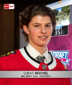 2020-21 Playercards Stickers (DEL) #185 Lukas Reichel Front