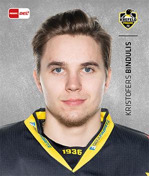 2020-21 Playercards Stickers (DEL) #193 Kristofers Bindulis Front