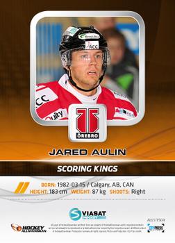 2012-13 HockeyAllsvenskan - Scoring Kings #ALLS-TS04 Jared Aulin Back