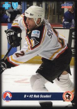 2002-03 Choice Wilkes-Barre/Scranton Penguins (AHL) #1 Rob Scuderi Front