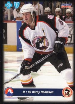 2002-03 Choice Wilkes-Barre/Scranton Penguins (AHL) #3 Darcy Robinson Front