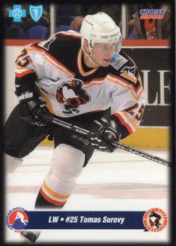 2002-03 Choice Wilkes-Barre/Scranton Penguins (AHL) #18 Tomas Surovy Front