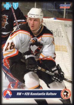 2002-03 Choice Wilkes-Barre/Scranton Penguins (AHL) #20 Konstantin Koltsov Front