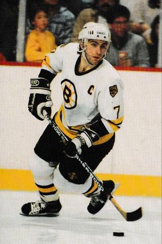 1986-87 Boston Bruins Postcards #NNO Ray Bourque Front