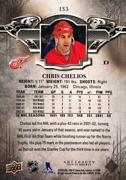 2020-21 Upper Deck Artifacts - Ruby #153 Chris Chelios Back