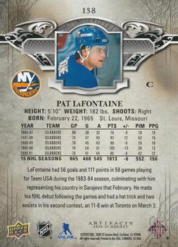 2020-21 Upper Deck Artifacts - Ruby #158 Pat LaFontaine Back