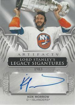 2020-21 Upper Deck Artifacts - Lord Stanley's Legacy Signatures #LSLS-KM Ken Morrow Front