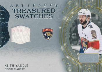 2020-21 Upper Deck Artifacts - Treasured Swatches #TS-KY Keith Yandle Front