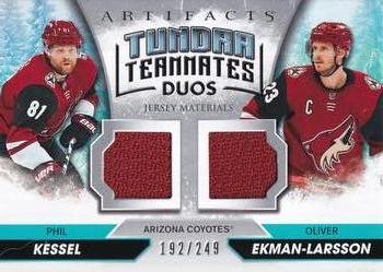 2020-21 Upper Deck Artifacts - Tundra Teammates Duos #T2-ARZ Phil Kessel / Oliver Ekman-Larsson Front