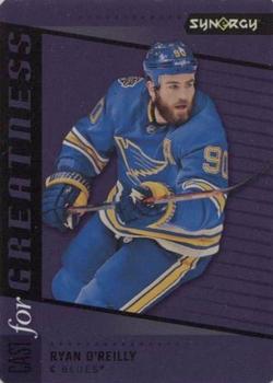 2020-21 Upper Deck Synergy - Cast for Greatness Purple #CG-15 Ryan O'Reilly Front