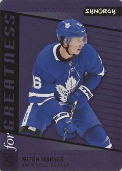 2020-21 Upper Deck Synergy - Cast for Greatness Purple #CG-24 Mitch Marner Front
