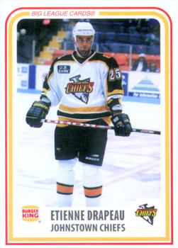1998-99 Big League Cards Johnstown Chiefs (ECHL) #8 Etienne Drapeau Front