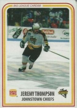 1998-99 Big League Cards Johnstown Chiefs (ECHL) #10 Jeremy Thompson Front