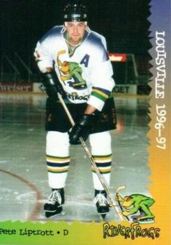 1996-97 Multi-Ad Louisville RiverFrogs (ECHL) #4 Pete Liptrott Front