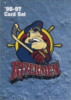 1996-97 Multi-Ad Peoria Rivermen (ECHL) #NNO Peoria Rivermen Logo Front