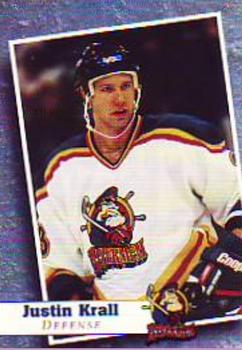 1996-97 Multi-Ad Peoria Rivermen (ECHL) #NNO Justin Krall Front