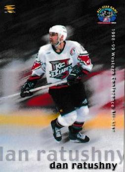 1998-99 EBK IHL Western Conference All-Stars #8 Dan Ratushny Front