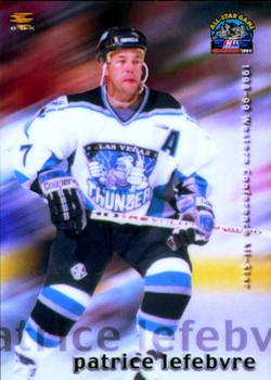 1998-99 EBK IHL Western Conference All-Stars #15 Patrice Lefebvre Front