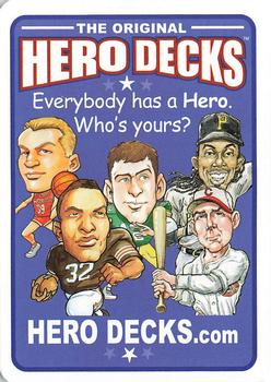 2018 Hero Decks Boston Bruins Hockey Heroes Playing Cards #NNO HeroDecks.com Front