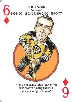 2018 Hero Decks Boston Bruins Hockey Heroes Playing Cards #6♦ Dallas Smith Front