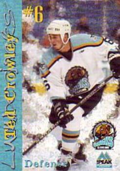 1999-00 Peak Sports Medicine Cleveland Lumberjacks (IHL) #4 Ted Crowley Front