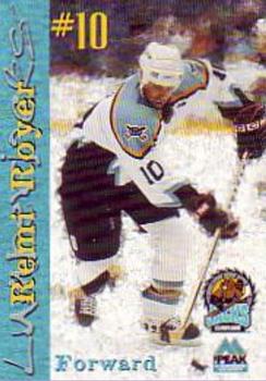 1999-00 Peak Sports Medicine Cleveland Lumberjacks (IHL) #7 Remi Royer Front