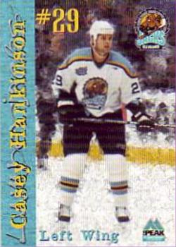 1999-00 Peak Sports Medicine Cleveland Lumberjacks (IHL) #16 Casey Hankinson Front