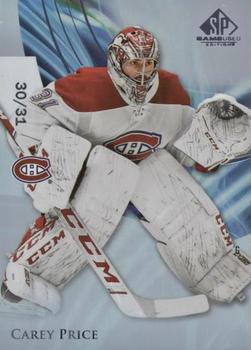 2020-21 SP Game Used #95 Carey Price Front