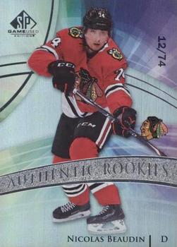 2020-21 SP Game Used #141 Nicolas Beaudin Front