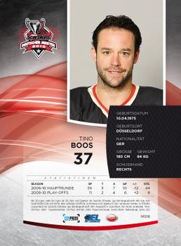 2009-10 Playercards Meisterset 2010 (DEL) #MS16 Tino Boos Back
