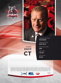 2009-10 Playercards Meisterset 2010 (DEL) #MS21 Hans Zach Back