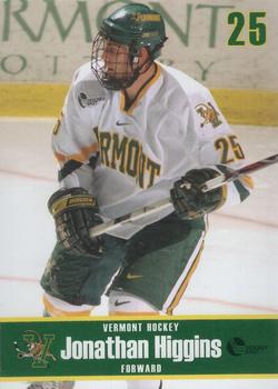 2007-08 L. Brown & Sons Vermont Catamounts (NCAA) #NNO Jonathan Higgins Front