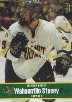 2007-08 L. Brown & Sons Vermont Catamounts (NCAA) #NNO Wahsontio Stacey Front
