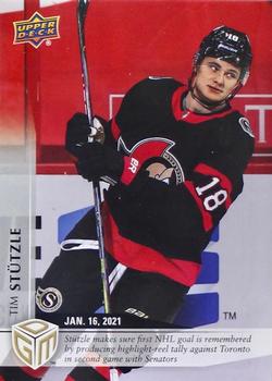 2020-21 Upper Deck Game Dated Moments #3 Tim Stützle Front
